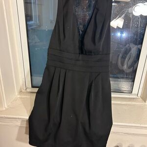 Free People Black Backless Dress